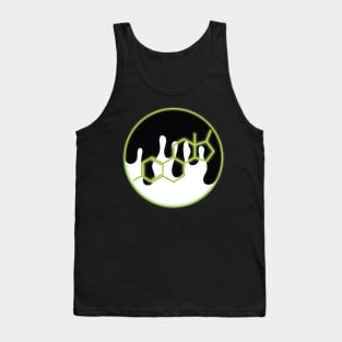 Neon Estrogen Chemical Structure: Green Tank Top